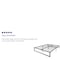 Flash Furniture 14" queen Metal Platform Bed Frame/Steel Slats XU-BD10001-Q-GG - alternate 5